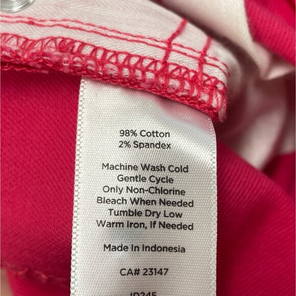 Talbots Womens Pink Mid-Rise Skinny Jeans Sz 6/28 - New - Picture 9 of 10